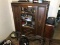 Antique China Cabinet c. 1940s Glass Front