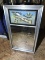Vintage Mirror with Reverse Painted Panel Nice
