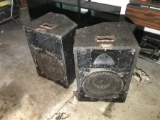 Pair of Large PA or Monitor Speakers from Barn