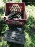 Ammo Box, C-Clamps, Tools in Box Lot