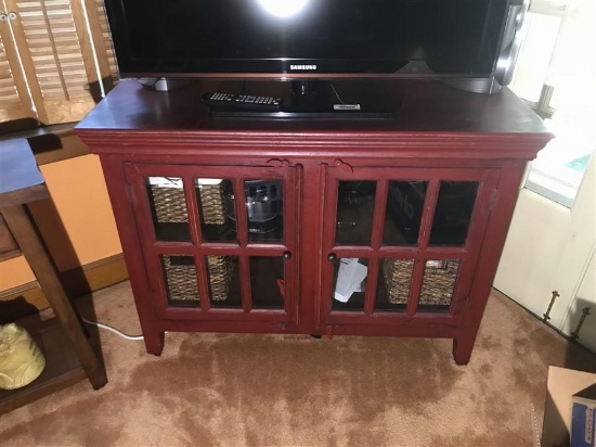 Nice Wooden Entertainment Center Cabinet