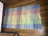 Pair of Multi Colored Throw Rugs
