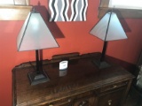 2 Nice decorative Metal Lamps