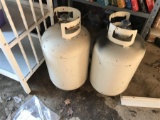 2 Large Propane Cylinders