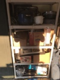 Shelf and Items on it Cookware etc
