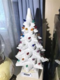 Vintage Ceramic Christmas Tree w/Lights