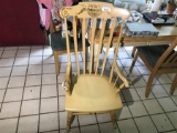 Vintage Tole Painted Rocking Chair Nice Quality