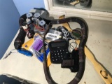 Lot of Assorted Items, Snake, Toy Pistol, pens etc