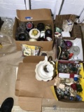 Large Lot Mixed Vintage Items, Glass Etc