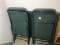 Four Folding Chairs and Two Card Tables lot