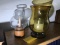 Vintage Blown Glass Candle Holder Blenko Glass