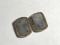 Pair Quartz and and Gold Filled Cufflinks antique