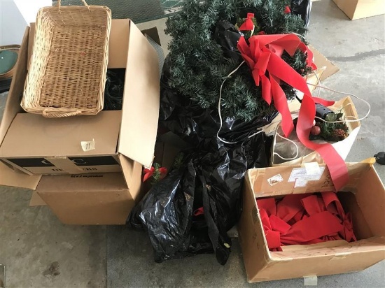 Large Lot of Misc Christmas Decor