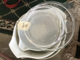 Group Lot Pyrex Dishes with Lids