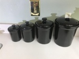 Graduated Canister Set Four Pieces