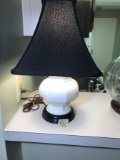 Vintage Lamp with White Ceramic Base