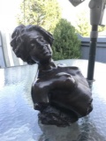 Vintage Bronze Statue of Nude Woman Unsigned