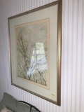 Vintage Framed Decorative Art piece