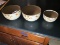 Three Vintage Jewel Tea Pattern Bowls