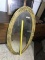 Antique Oval Wall Mirror 19th Century