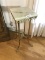 Nice Antique Marble and Brass Plant Stand