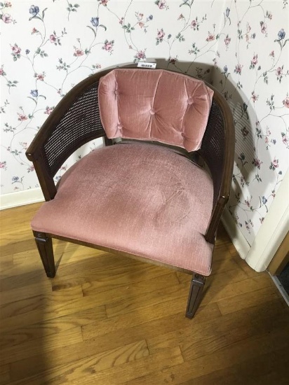 Vintage Chair w/Pink Upholstery
