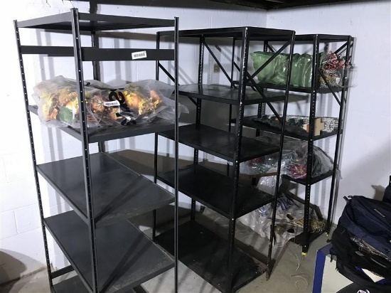 3 Metal Shelves