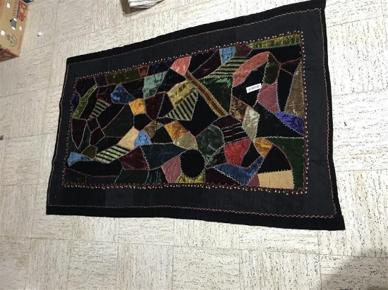 Antique Crazy Quilt in Velvet