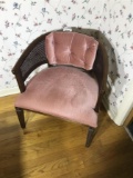 Vintage Chair w/Pink Upholstery