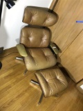 Vintage Eames Style Lounge Chair and Foot stool