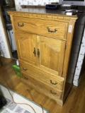 Vintage Oak Dresser or Armoire by Cochrane NC