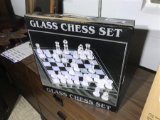 Glass Chess Set in Box