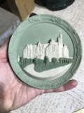 Jasperware World's Fair Plaque St. Louis 1904