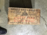 Antique Berry Bros Cutty Sark Whiskey Crate Box