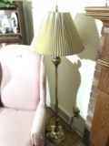 Vintage Brass Floor Lamp