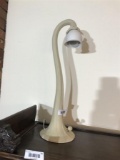 Unusual Art Nouveau Plant Form Ceramic Lamp