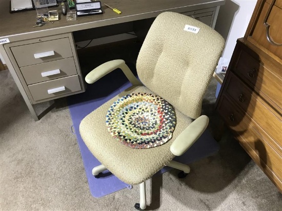 Vintage Office Chair and Mat
