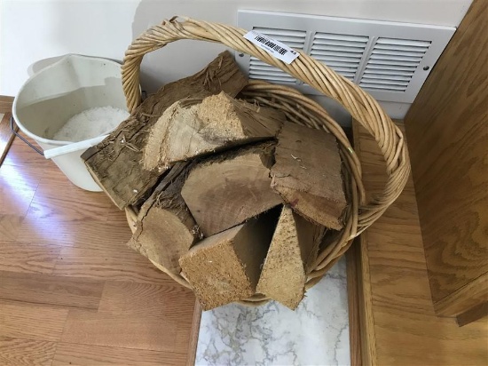 Basket with Firewood in it