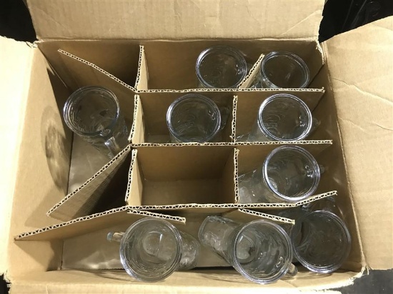 Box of Boot Shaped Beer Glasses - Vintage