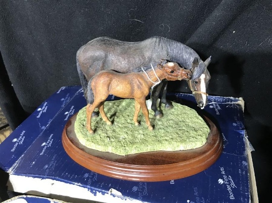 Horse Figurine Sculpture Border Fine Arts Studio