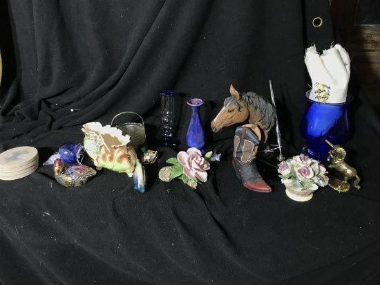 Horse, Western Etc Collectible Items Lot