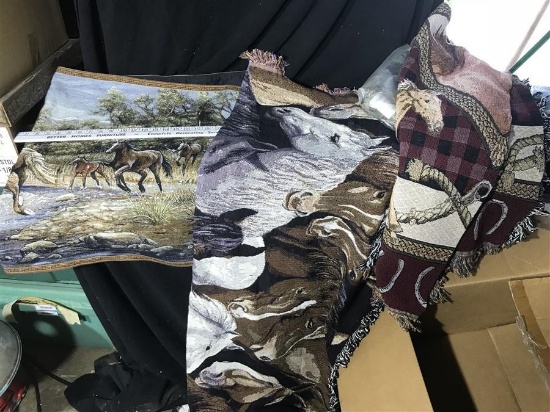 Horse Themed blankets/tapestries