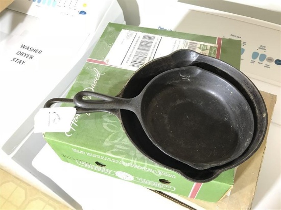 Two Cast Iron Frying Pans Inc. Wagner