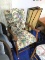 Antique Upholstered Wooden Rocking Chair