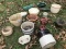 Large Lot Stoneware, planters etc