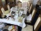 Vintage Dining Room Table and 8 Chairs