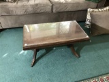 Vintage Table with Glass top