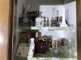 Two Shelves of Cupboard Items Lot