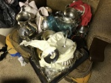 Large Lot Vintage Silverplate items