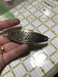 Antique Sterling Silver Native American Hair Barrette